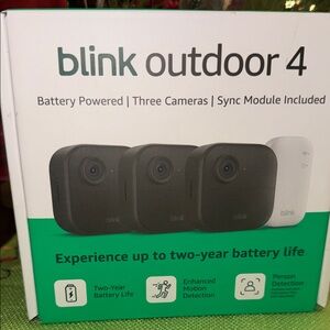 Blink Outdoor 4 Camera System - Black